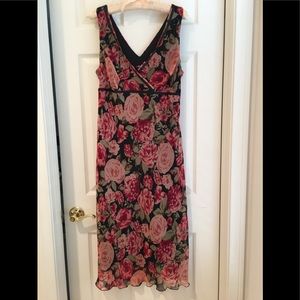 NWOT Vintage style mid-length dress